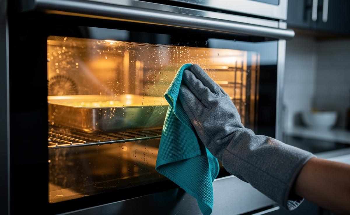 Oven door trick for grime-free glass: how heat trapping makes cleaning effortless