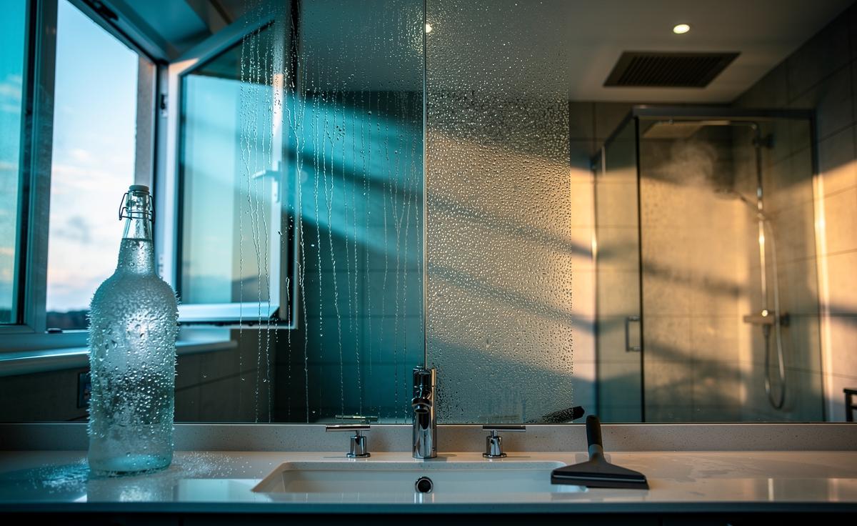The chilly mirror prep for fog-free showers: how cold anticipation keeps glass clear