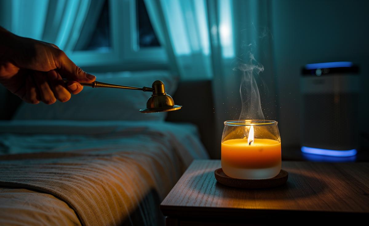 The evening candle rule for bedroom air: how nightly flames refresh the atmosphere