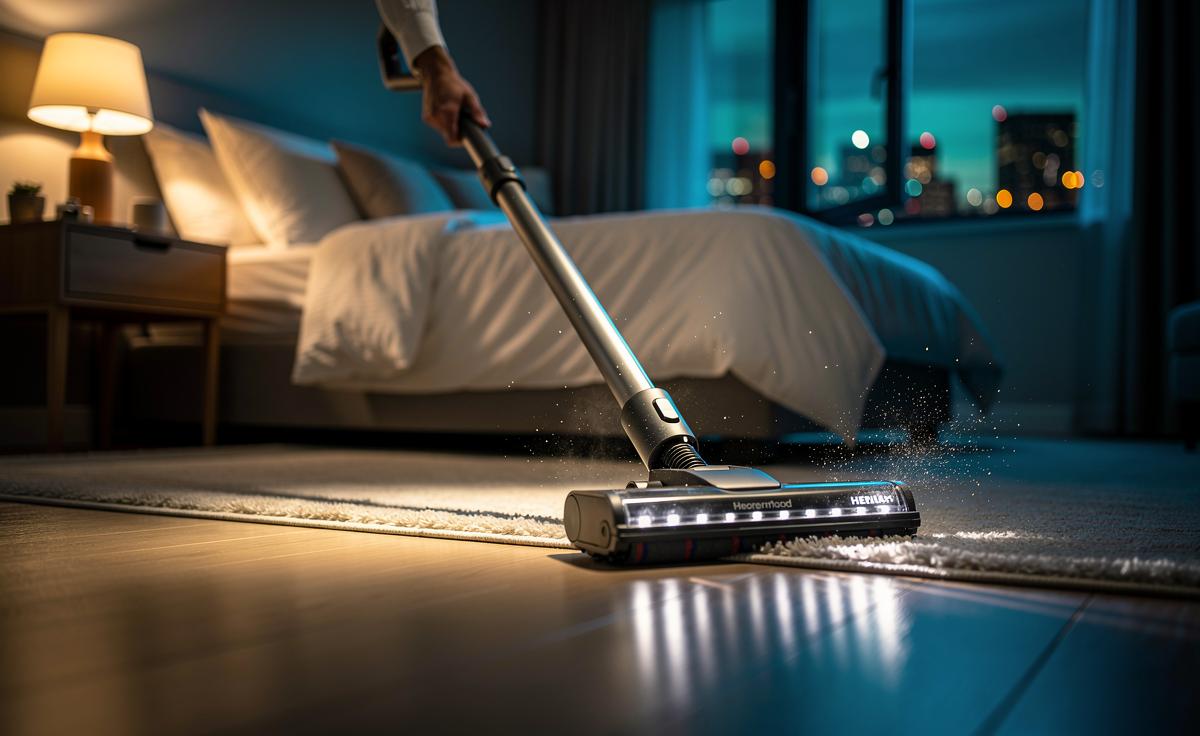 The evening vacuum routine for peaceful nights: why dust prevention aids better sleep