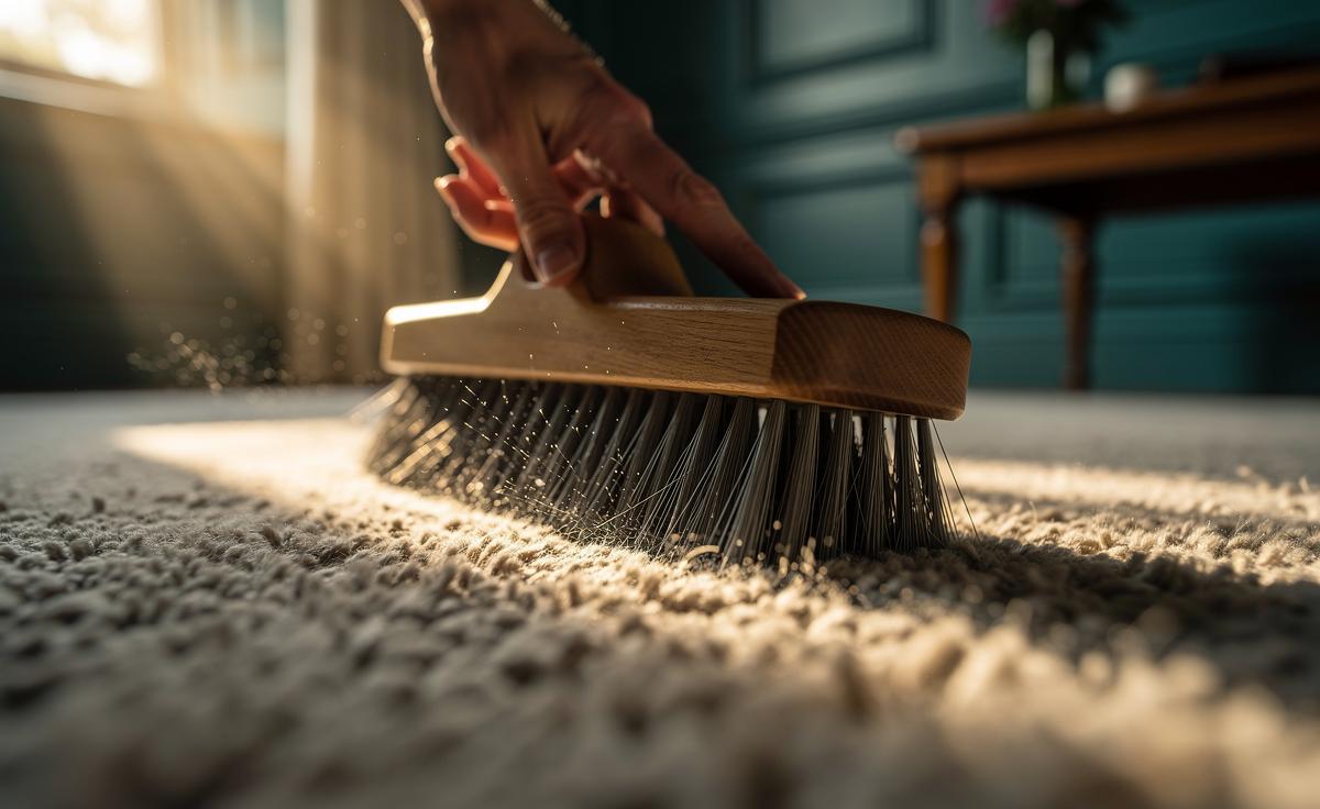 The quiet brush sweep for carpets: how low-pressure brushing keeps fibres fresh